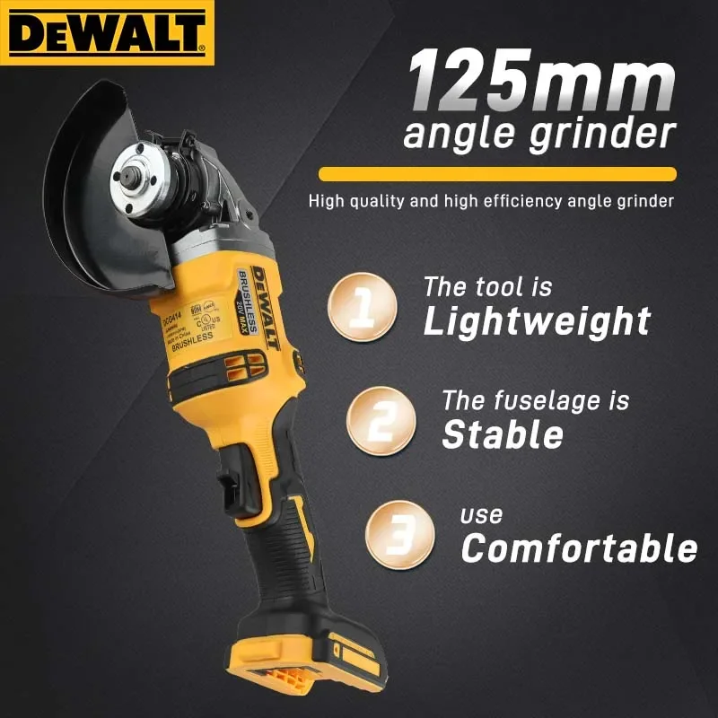Heavy Equipment Grinder - DEWALT DCG414 Fırçasız Akülü Taşlama Makinesi