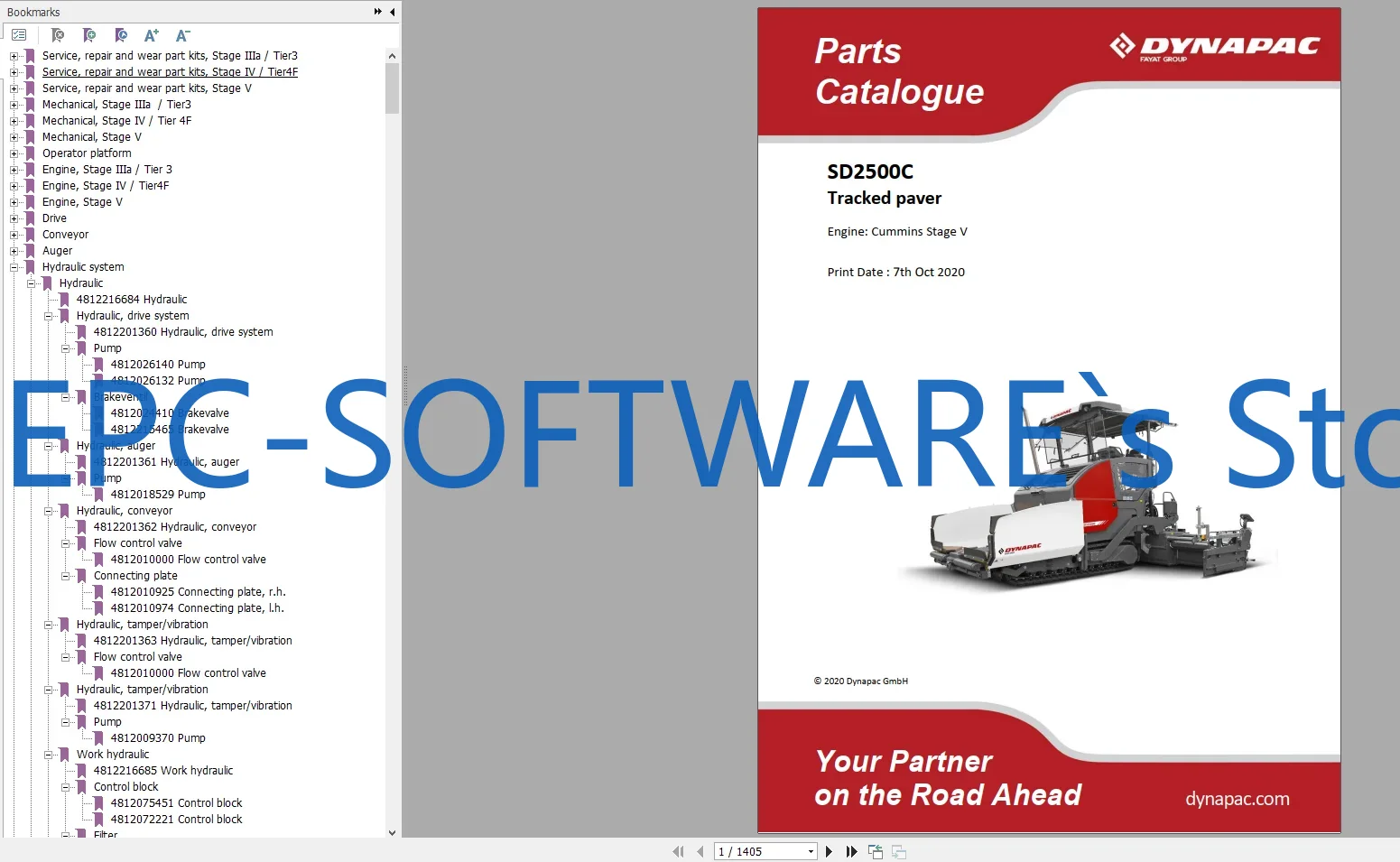 Heavy Equipment Software - EPC-SOFTWARE Dynapac Ağır Ekipman 29,7 GB