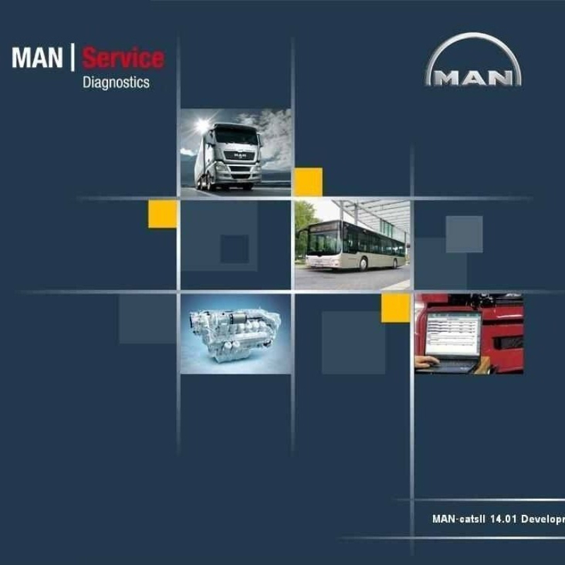 MAN-Cats II kamyonlar Teşhis A - Heavy Equipment Software incelemesi ve fiyatı